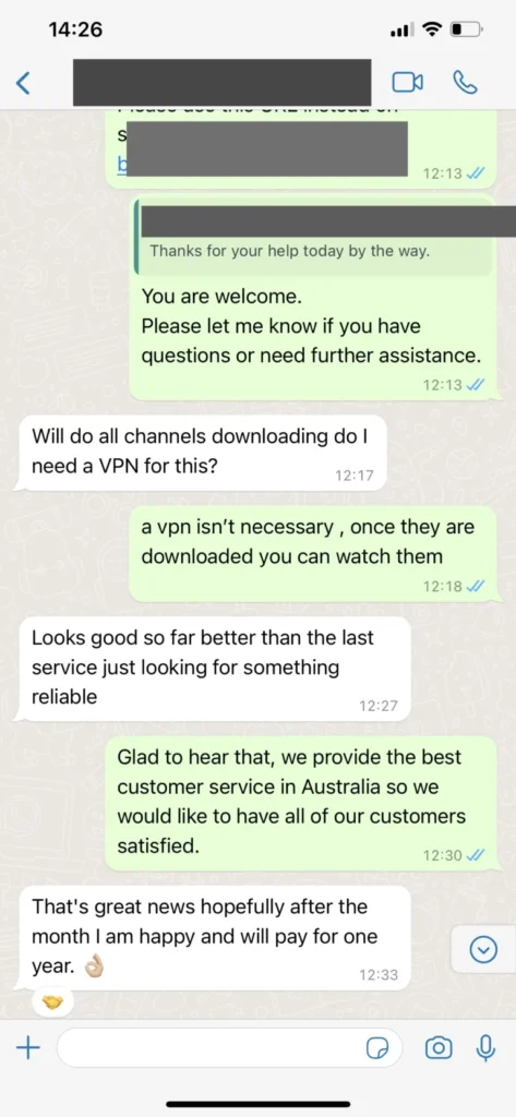 WhatsApp klantervaring